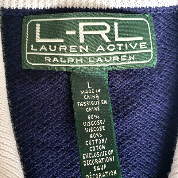 Ralph Lauren active wear zip up cardigan - Picture 5 of 7